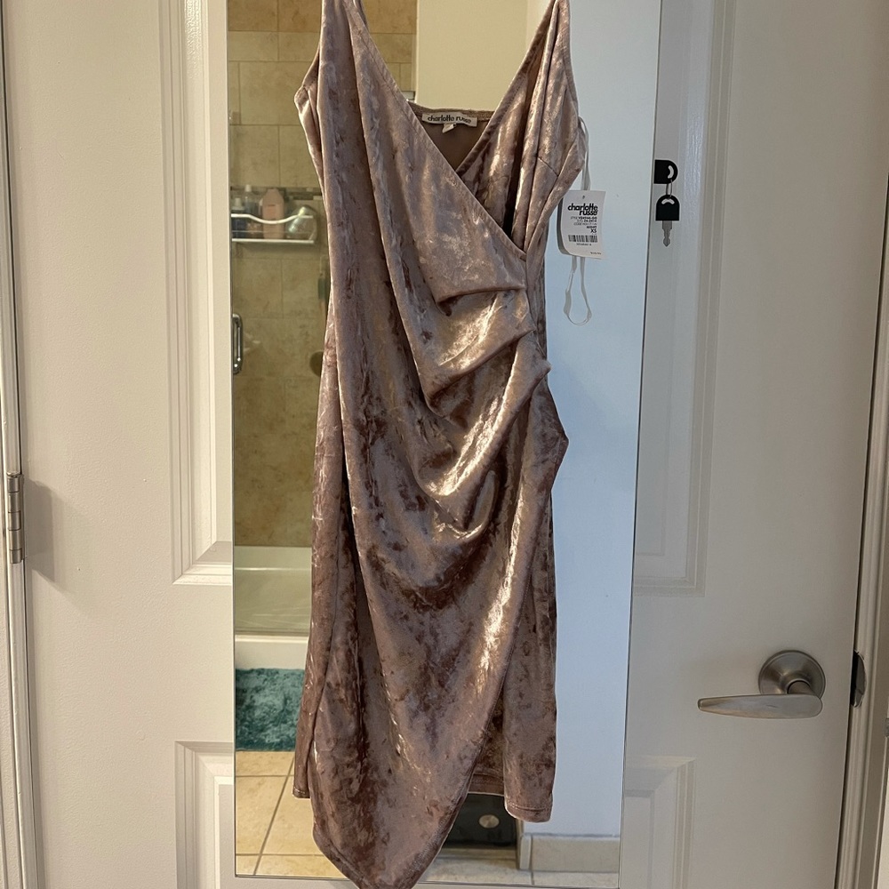 Charlotte Russe Crushed Velvet Dress
